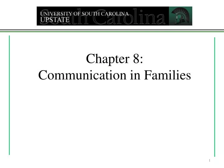 chapter 8 communication in families