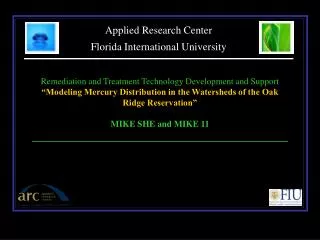 Applied Research Center Florida International University