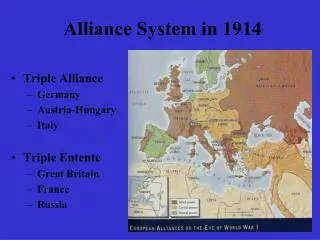 Alliance System in 1914