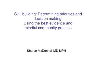 Sharon McDonnell MD MPH