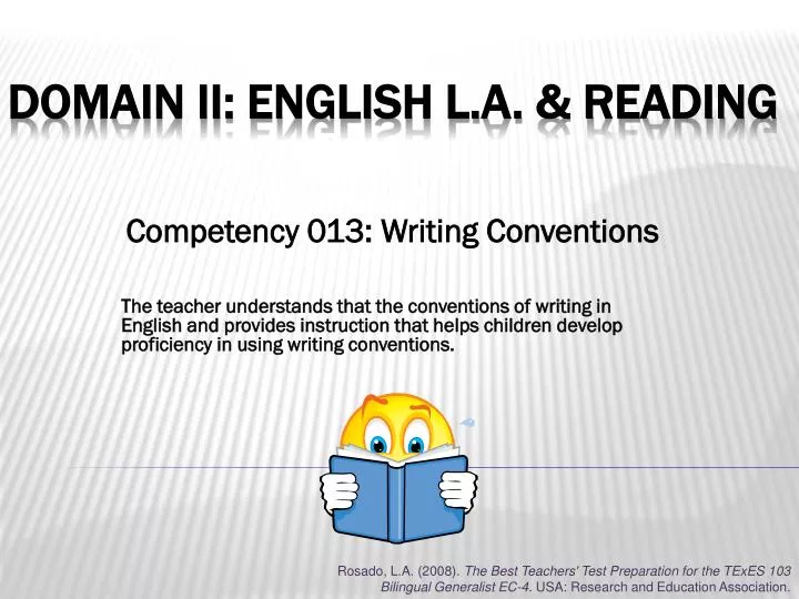 domain ii english l a reading