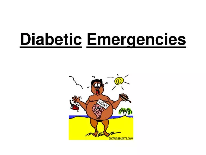 diabetic emergencies