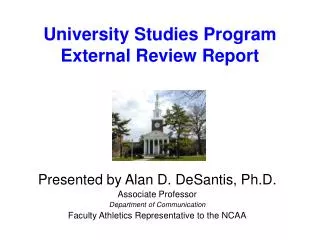 University Studies Program External Review Report