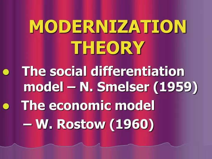 modernization theory