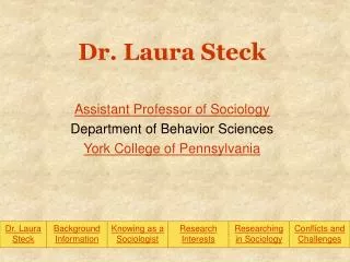 Dr. Laura Steck
