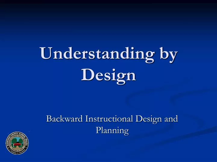 understanding by design