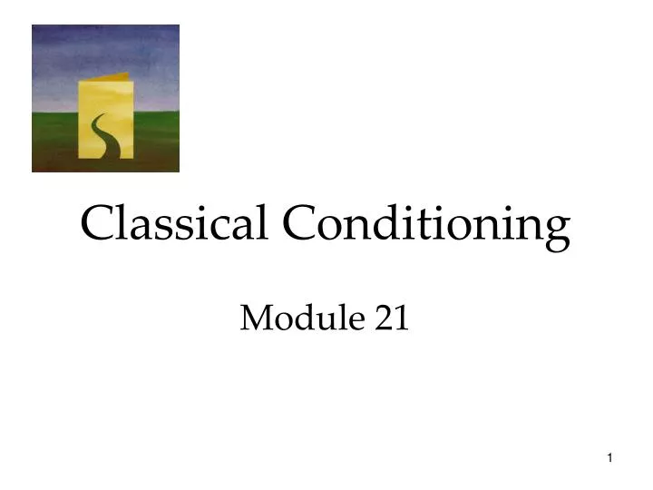 classical conditioning module 21