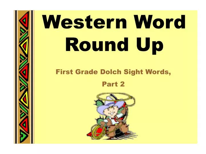 western word round up