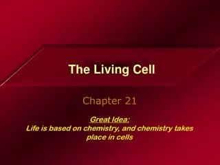 The Living Cell