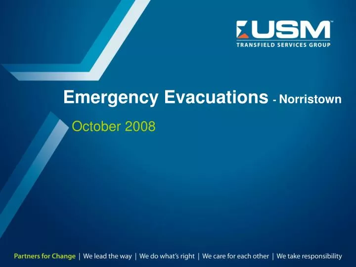 emergency evacuations norristown