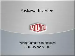 Yaskawa Inverters