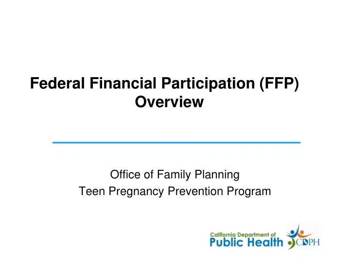 federal financial participation ffp overview
