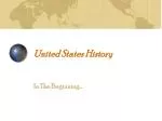 United States History - slide 1
