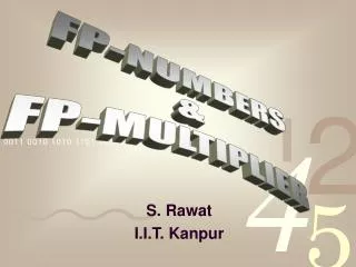 S. Rawat I.I.T. Kanpur