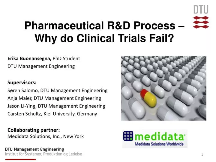 pharmaceutical r d process why d o clinical t rials f ail