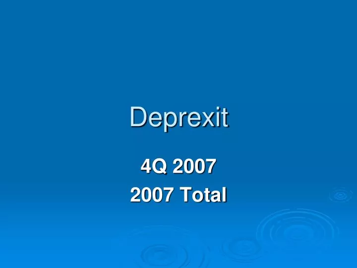 deprexit