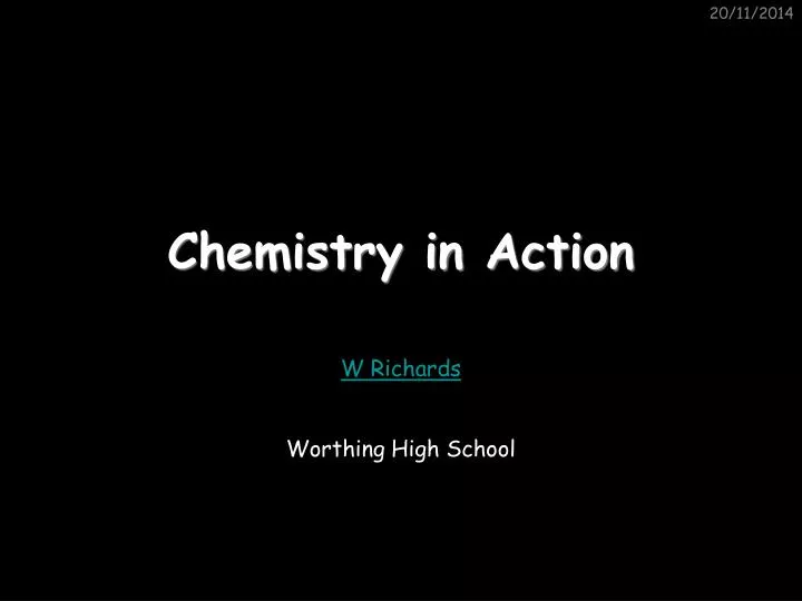 chemistry in action