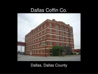 Dallas Coffin Co.