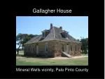 Historic Gallagher House in Mineral Wells, Palo Pinto County - slide 1