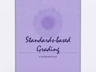 Standards-based Grading