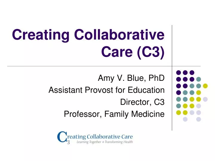 creating collaborative care c3