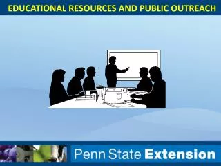 Educational resources and public outreach