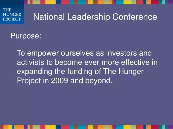 PPT National Leadership Conference PowerPoint Presentation, free