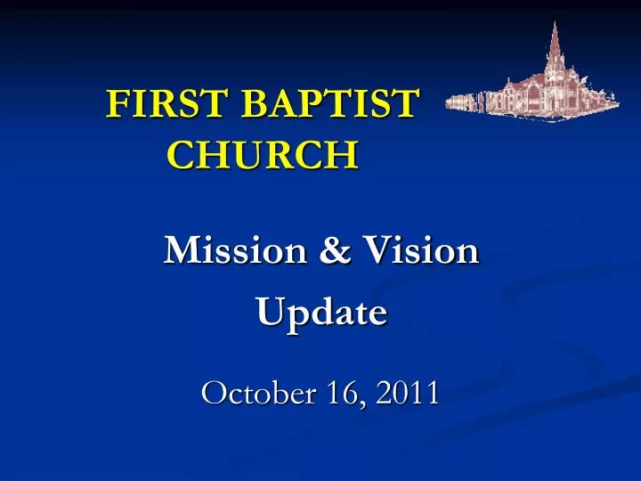 first baptist church