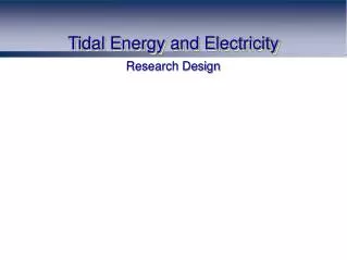 research design