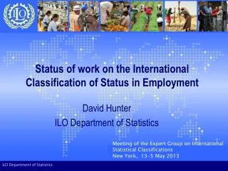 Status of work on the International Classification of Status in Employment