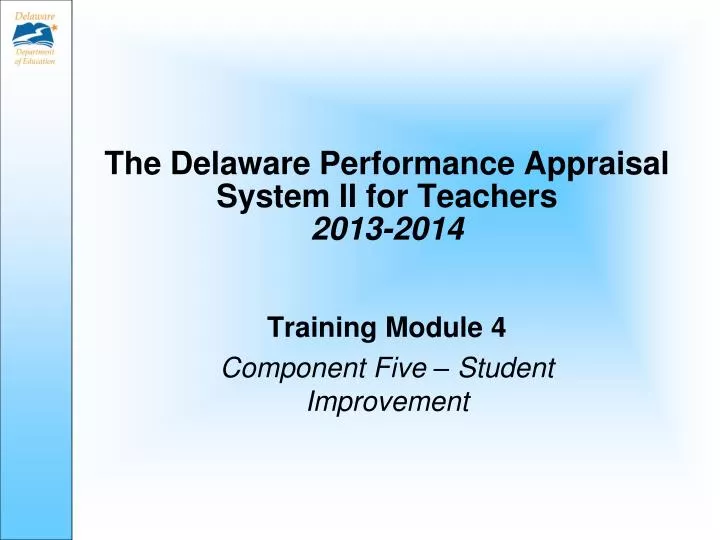the delaware performance appraisal system ii for teachers 2013 2014