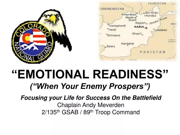 emotional readiness when your enemy prospers