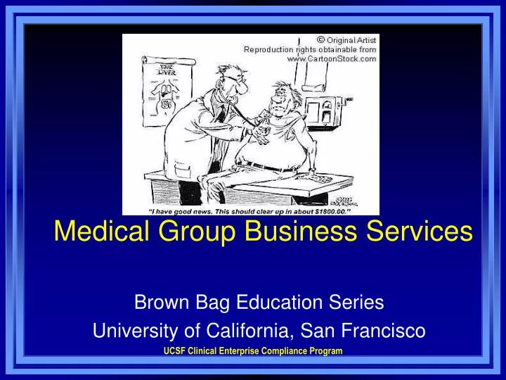 medical group business services