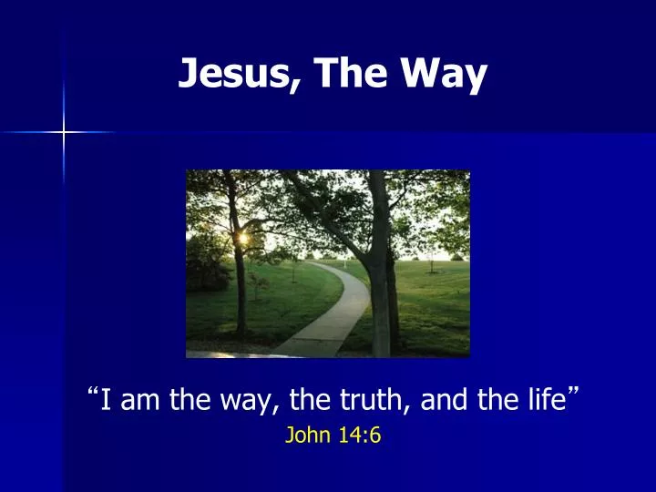 jesus the way