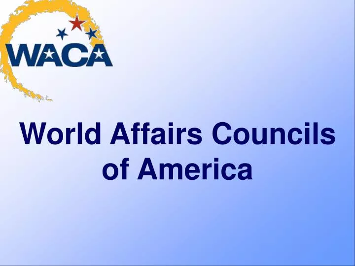 world affairs councils of america