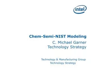 Chem-Semi-NIST Modeling