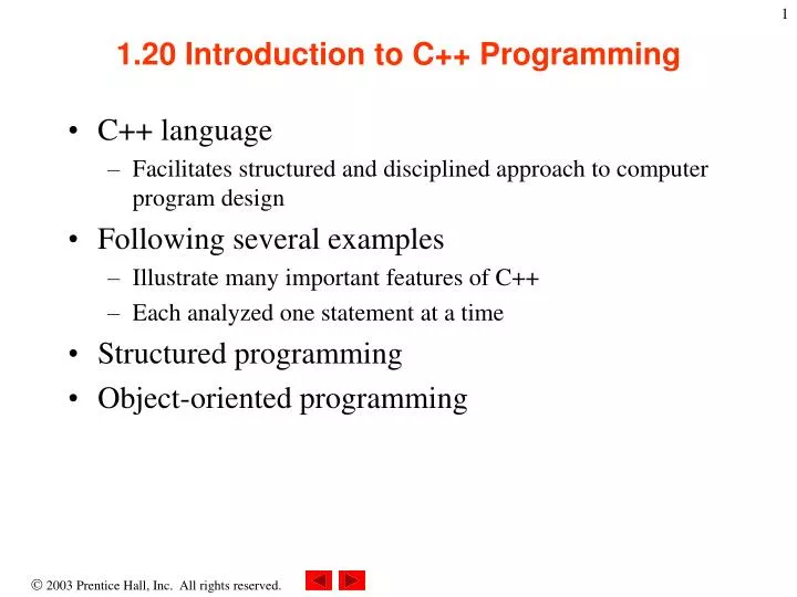 1 20 introduction to c programming