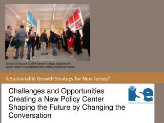 A Sustainable Growth Strategy for New Jersey?