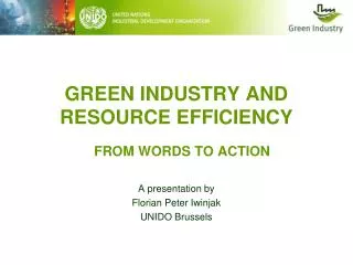 Green Industry and Resource Efficiency