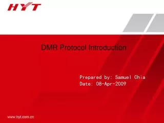 DMR Protocol Introduction