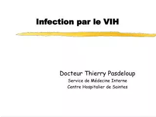 infection par le vih
