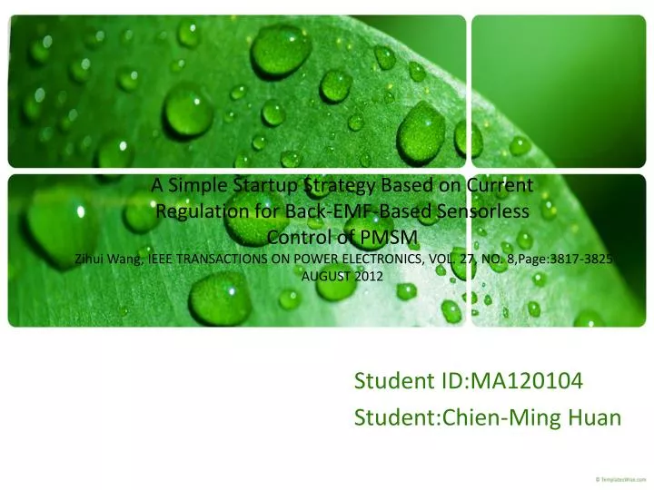 student id ma120104 student chien ming huan