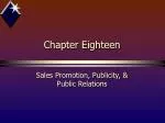 Understanding Sales Promotion, Publicity, and Public Relations Objectives - slide 1
