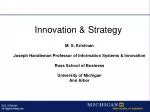 Innovation &amp; Strategy - slide 1