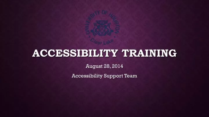 accessibility training