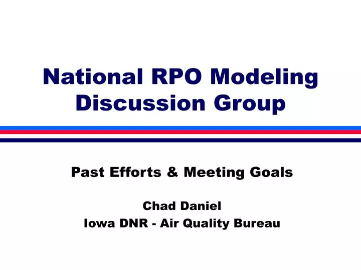 national rpo modeling discussion group