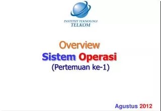 overview sistem operasi pertemuan ke 1