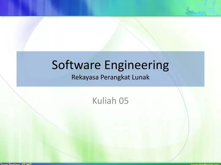 software engineering rekayasa perangkat lunak