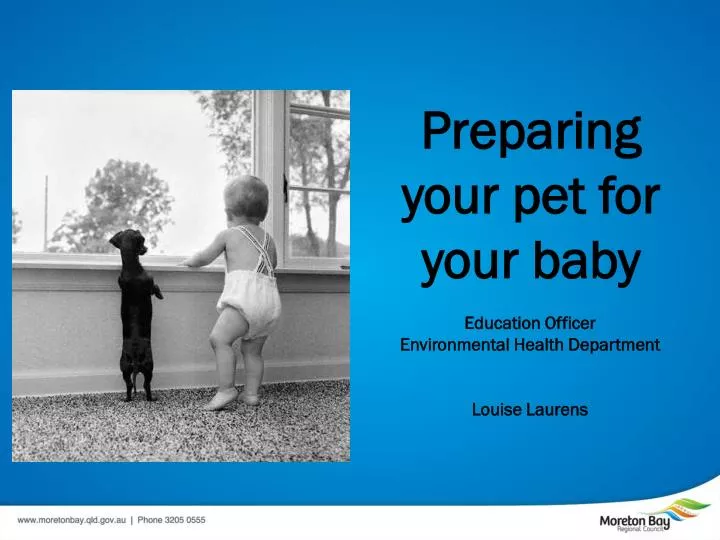 preparing your pet for your baby