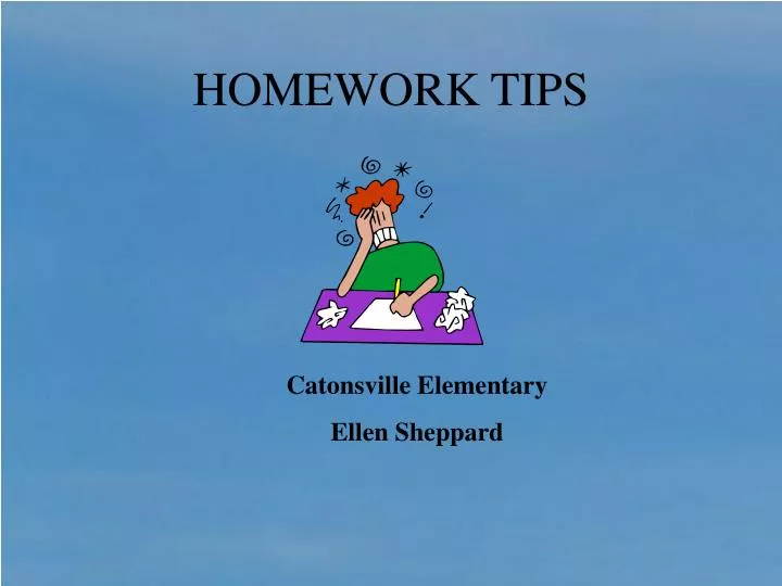 homework tips
